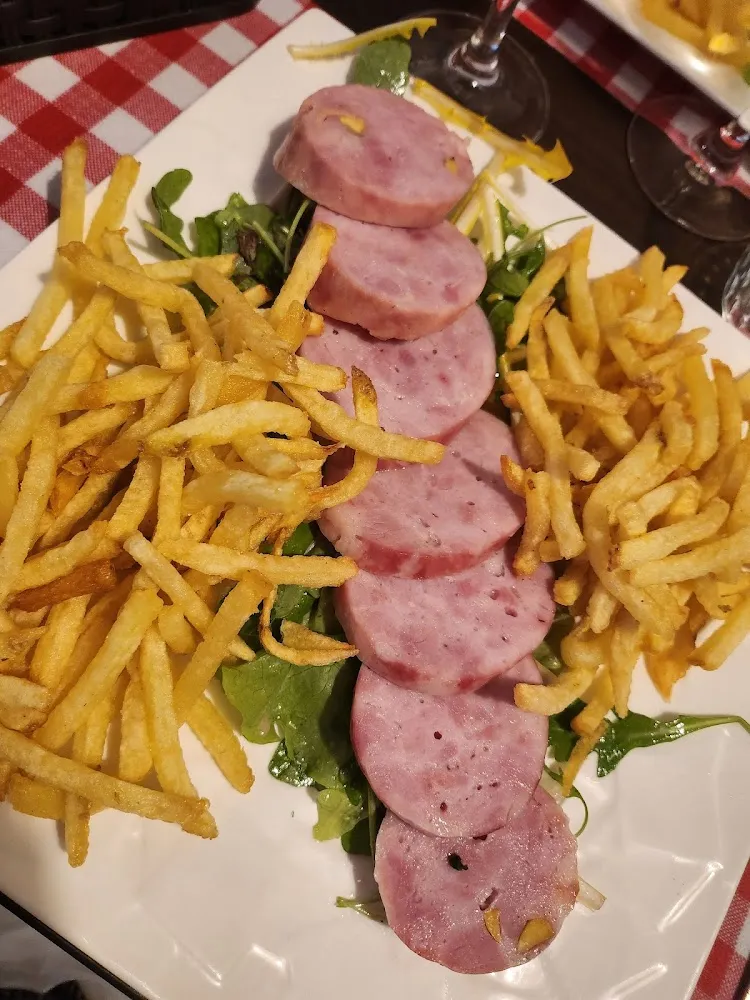 Saucisson Frites Maison